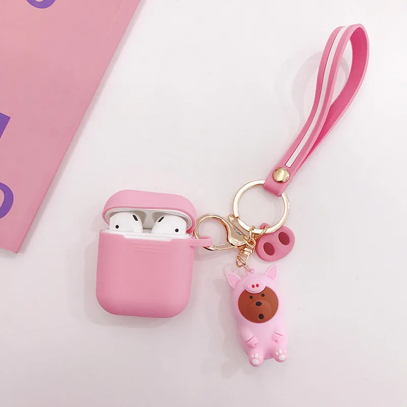 Чехол для AirPods Bluetooth беспроводной чехол наушников Apple Airpods 2 зарядных коробки