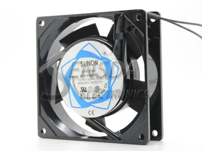 Sunon SF9225AT 2092HSL 9025 9225 9 см 90 мм AC 110V Серверный корпус охлаждающий вентилятор|case cooling