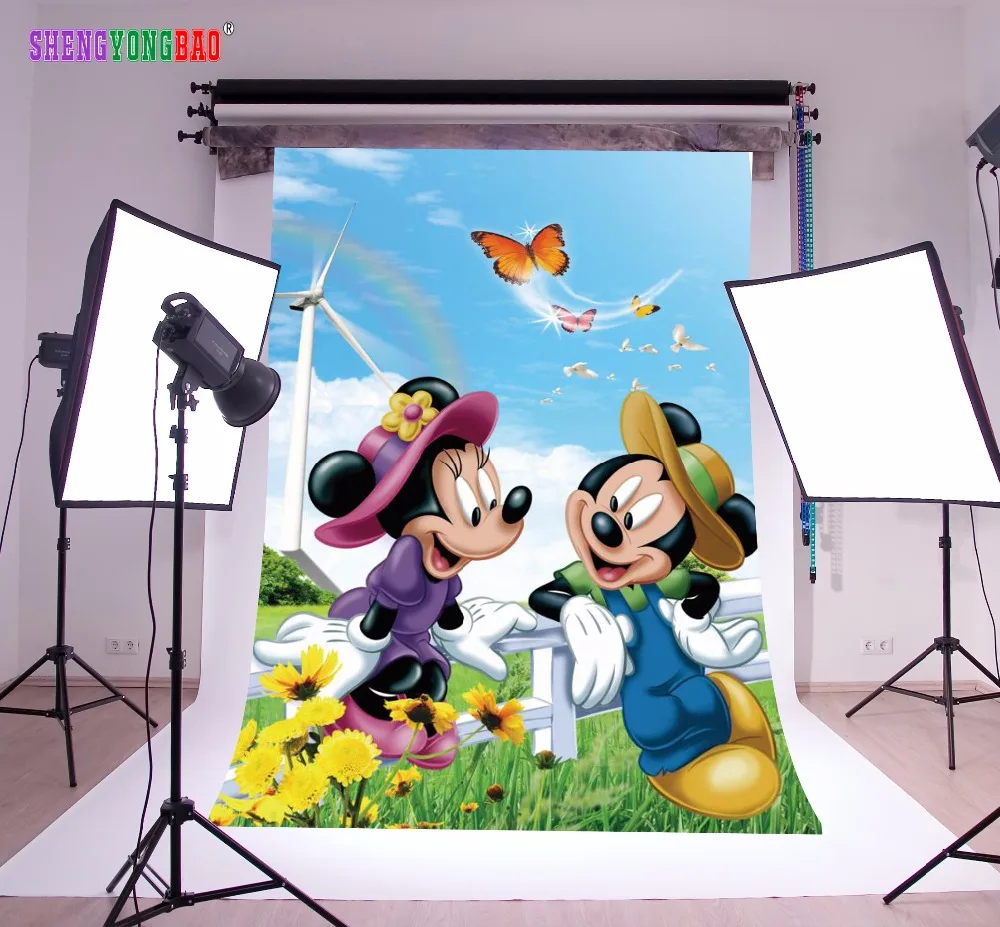 

SHENGYONGBAO Vinyl Custom Photography Backdrops Prop Cartoon Theme Photography Background SS-0008