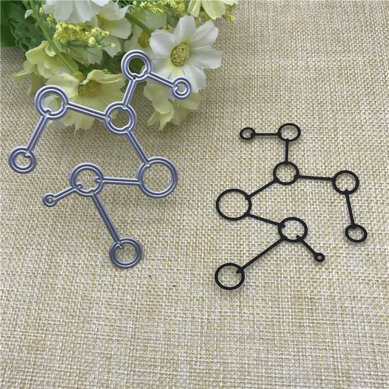 

Geometric hollow Round lett Metal Cutting Die Stencil for DIY Scrapbooking Album Paper Card Decor Craft Embossing Die