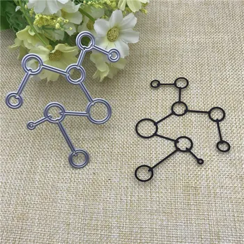 

Geometric hollow Round lett Metal Cutting Die Stencil for DIY Scrapbooking Album Paper Card Decor Craft Embossing Die