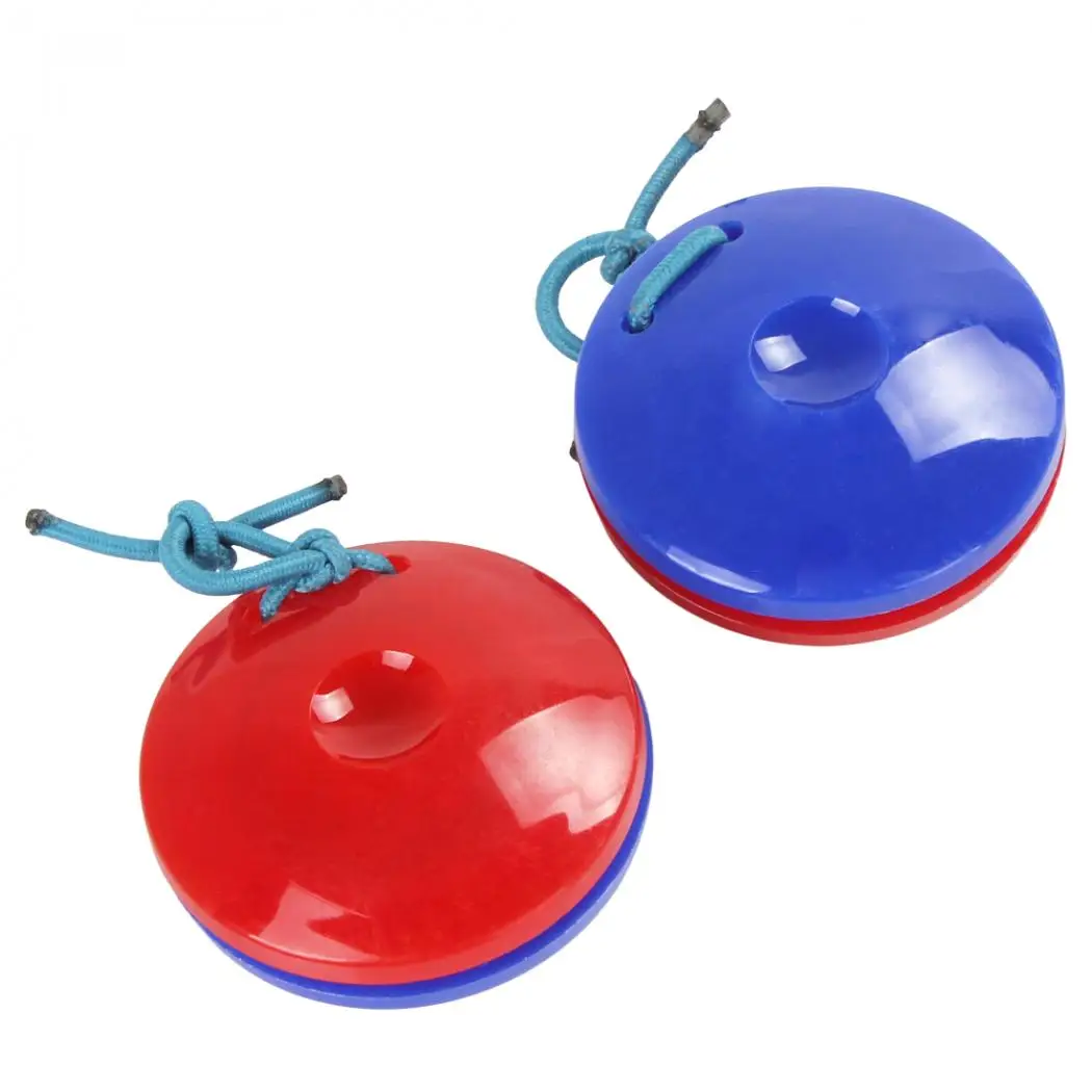 2pcs! Finger Castanets Plastic Percussion Instrument Idiophone for Dance KTV Party Games | Спорт и развлечения