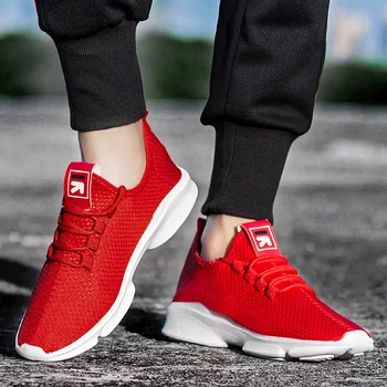 

GUDERIAN Spring Classic New Lightweight Lace-Up Shoes Sneakers Men Low-Cut Fashion Breathable Men Casual Shoes Zapatillas Hombre