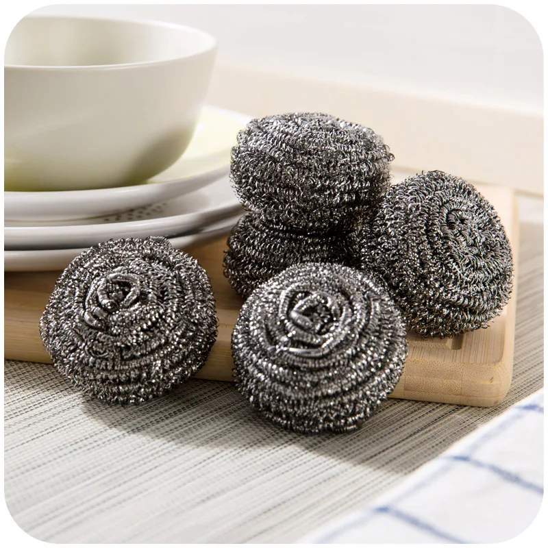 stainless steel cleaning ball steel wire ball household Wash the dishes