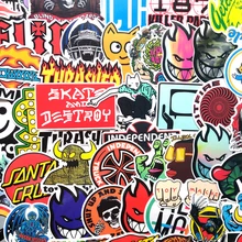 100 pçs aleatório sem repetição clássico estilo de moda graffiti adesivos para moto carro & mala legal computador portátil adesivos skate adesivo