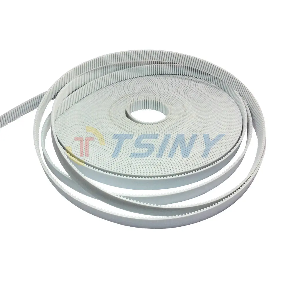 

HTD 10 Meters HTD3M Open Timing Belt 3M-15 Width 15mm Pitch 3mm 3M Timing Belt Polyurethane with Steel Core Color White