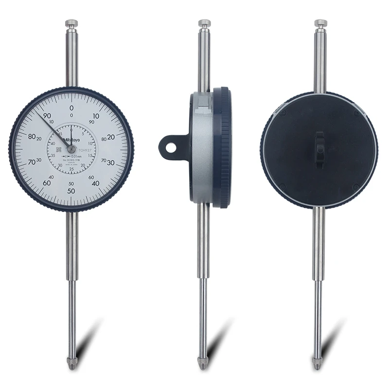 US $134.40 100 Original Japan Mitutoyo 3058S19 Dial Indicator 050mm Micrometer Dial Test Gauge Measuring Tools