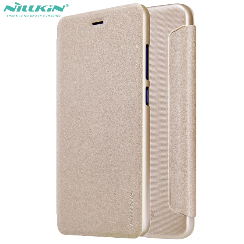 

Nillkin PU Leather Flip case for huawei p10 lite frosted protective cases