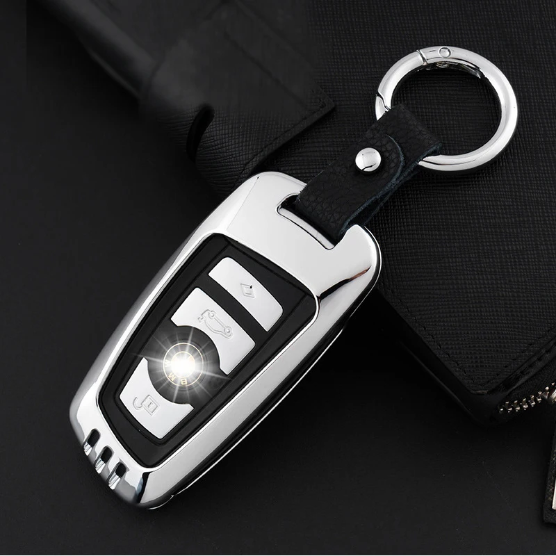 Buy 1Set Car Styling Zinc Alloy Car Key Fob Holder