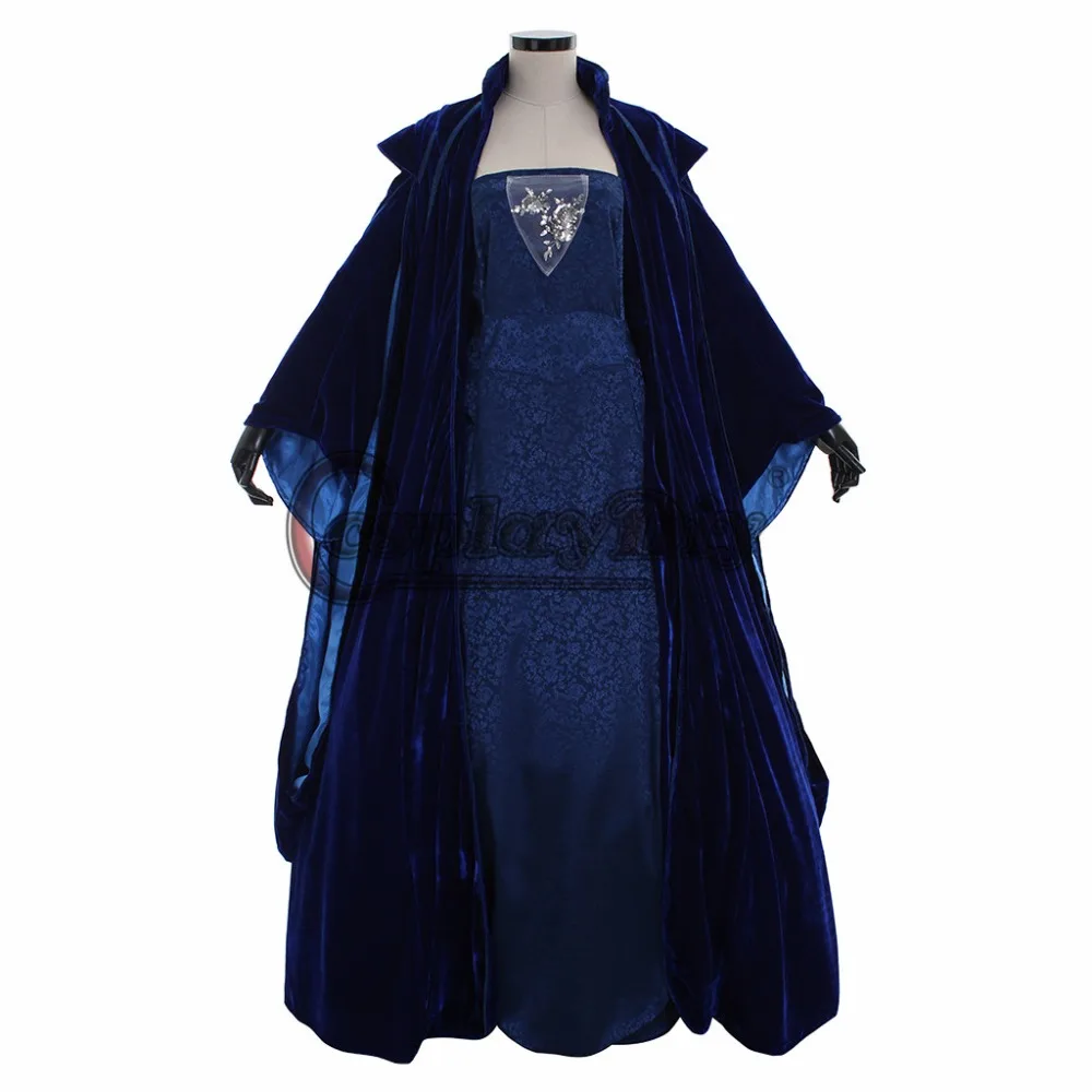 Косплей «сделай сам», «Звездные войны», «Королева», «Падме», «наберри», Amidala, роскошное платье, синее женское платье Виктории, костюм для косплея на Хэллоуин, на заказ