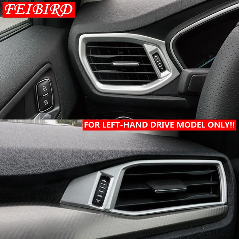 Матовые Серебристые молдинги для салона Ford Focus 2019 ABS внутренняя дверь подлокотник