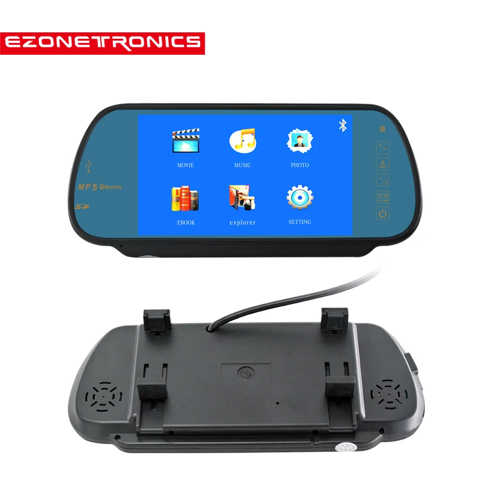 Buy 7 Inch display Color TFT LCD Car Rear View Mirror