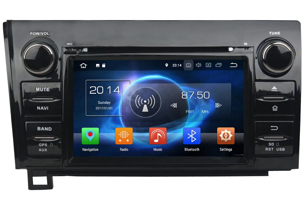 Cheap KLYDE 4G Octa Core Android 8 7.1 4GB+32GB Car DVD Player Radio GPS For Toyota Tundra Sequoia 2007 2008 2009 2010 2011 2012 2013 0