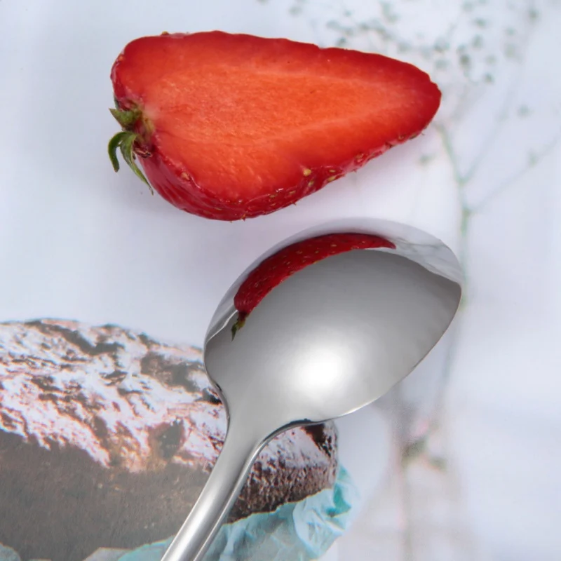 

Racket Design Stainless Steel Coffee Spoon Long Handle Mixing Spoon Teaspoon Ice Cream Dessert Spoon For Home Kitchen Office Caf