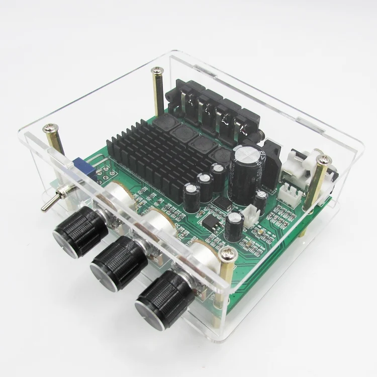

DC 12V 24V TPA3116D2 80W*2 Stereo Amplifier Audio Board TPA3116 Digital Amplifier Subwoofer Speaker Preamplifier Tone Control