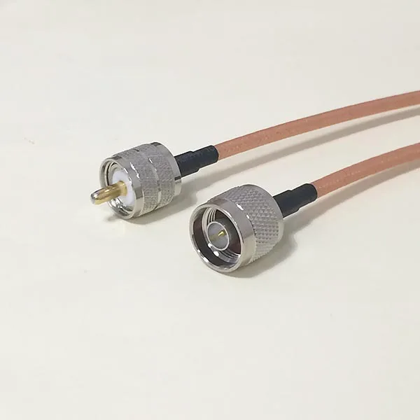 

High-quality  UHF  Male Plug  Connector Switch N  Male Plug  Connector RG142  50CM 20"  Adapter  low-attenuation