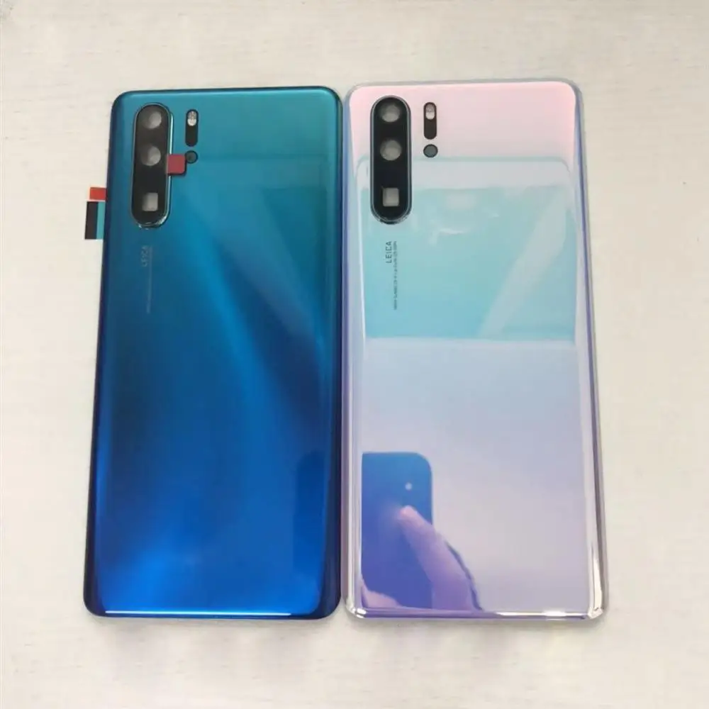 P30 задняя дверь для huawei P30/P30 Pro крышка батареи Стекло Корпус+ камера вспышка объектив Запасные части