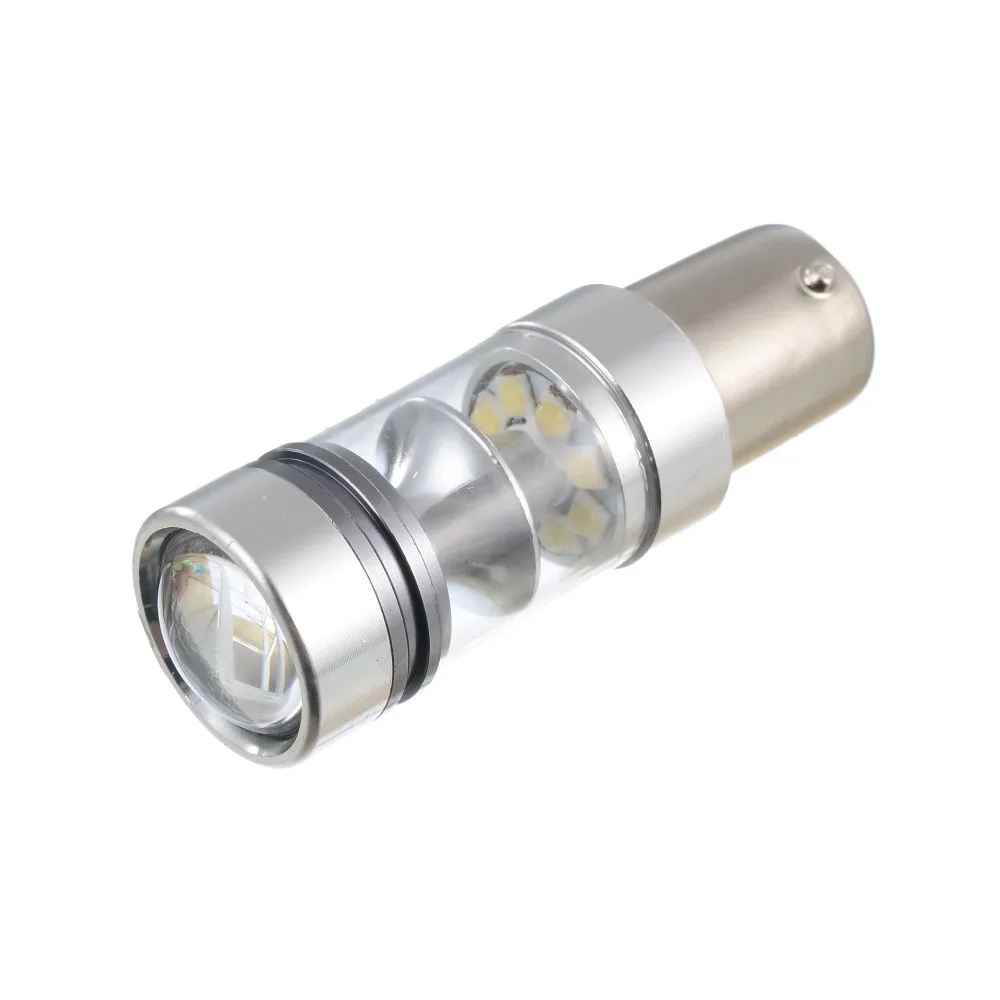 2 шт. Высокая мощность 100 Вт BA15D 1157 3030 20smd белый 6000 К светодиодный стоп-сигнал