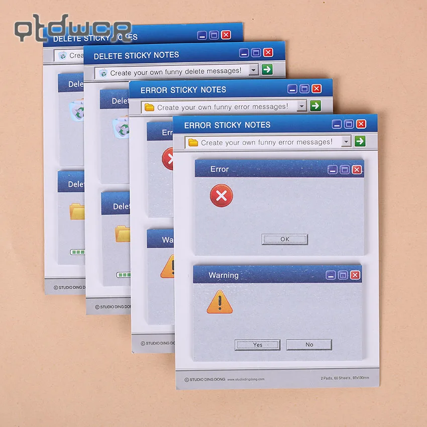 60 Pages/Set Computer System Shape Memo Pad Paper Notes