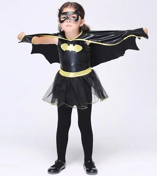 ucretsiz kargo noel fantezi maskeli parti batman yarasa kadin kostumu cocuk cosplay dans elbise kostumleri cocuklar icin cadilar bayrami