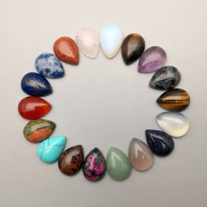 Модный Кабошон из натурального камня 24 шт. 8x10 10x14 12x16 13x18 15x20 18x25 мм хорошее качество