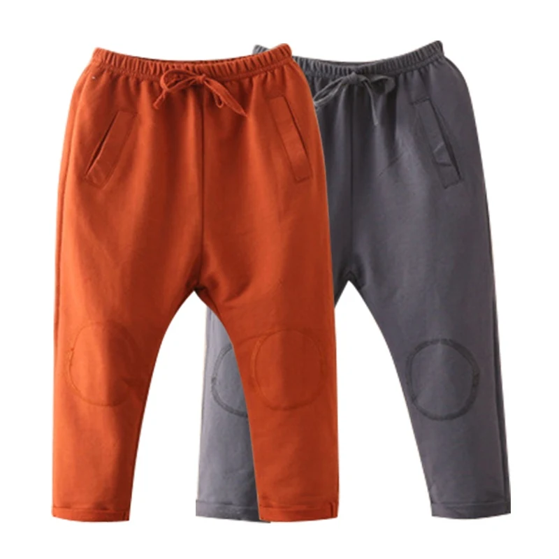 Baby Boy Girls Autumn Spring Full Length Pants Trousers baby Children Solid Leggings