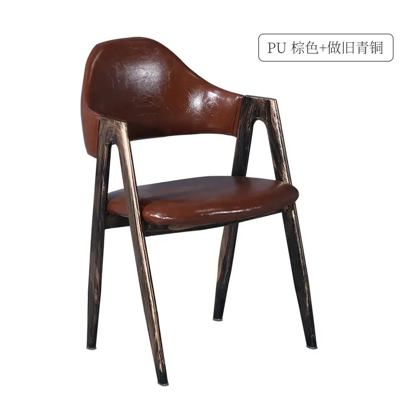 Нордический обеденный стул домашний простой стол стул сетка красный стул ресторан чай кофе магазин столы и стулья - Цвет: Style 13