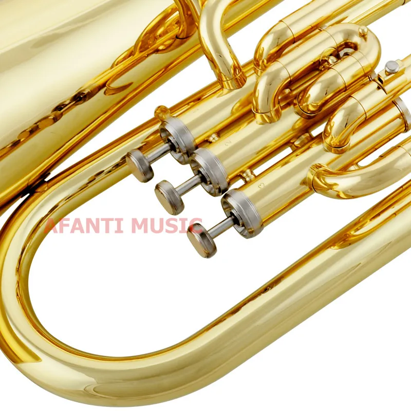 Afanti Music Bb tone / Yellow Brass / Gold Lacquer Baritone(BAR-106)