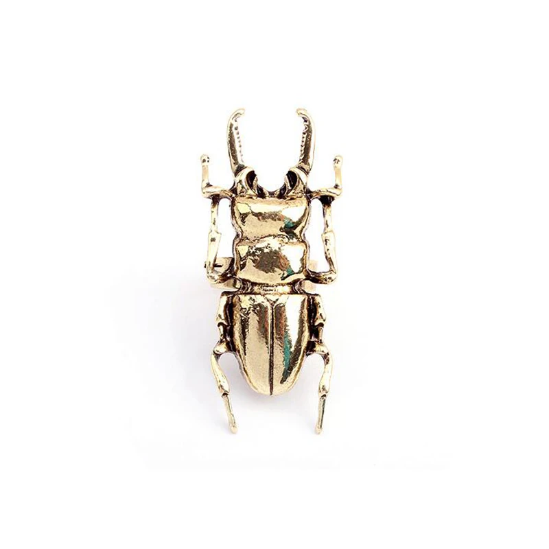 

2016 Fashion Gold Plated Beetle Insect Alloy Resizable Ring for Women Funny Party Jewelry Finger Rings GIft for Girls R201