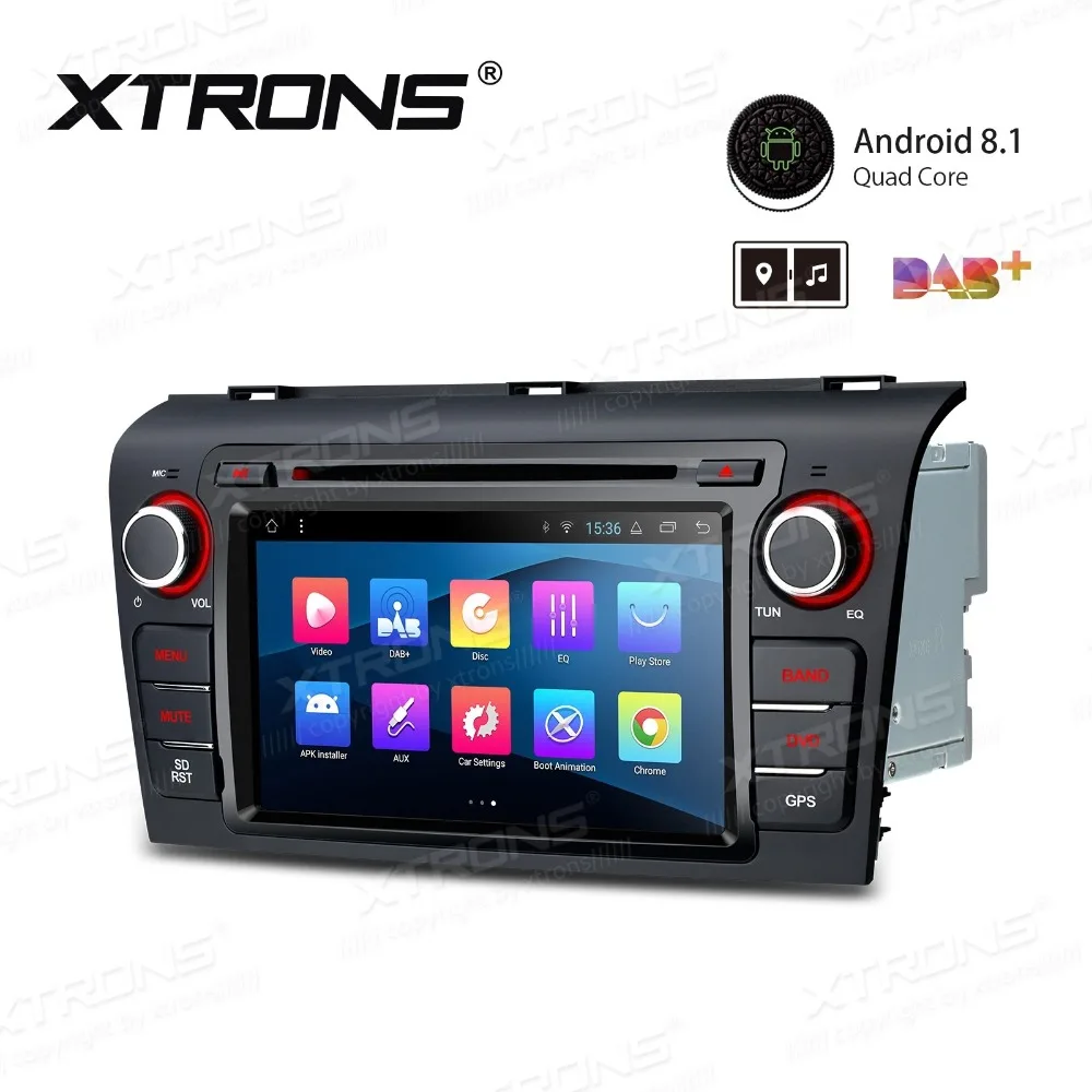 Cheap 7" Android 8.1 Oreo OS Car DVD Multimedia Navigation GPS Radio for Mazda 3 2004-2009 with Split Screen Function Support 1