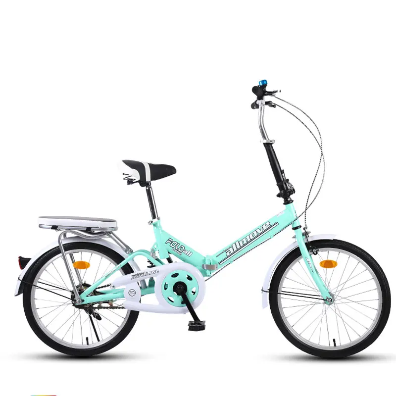 Top Folding Bicycle 16 20 Inch Variable Speed Shock Absorption Student Men and Women Ultra Light Portable 1