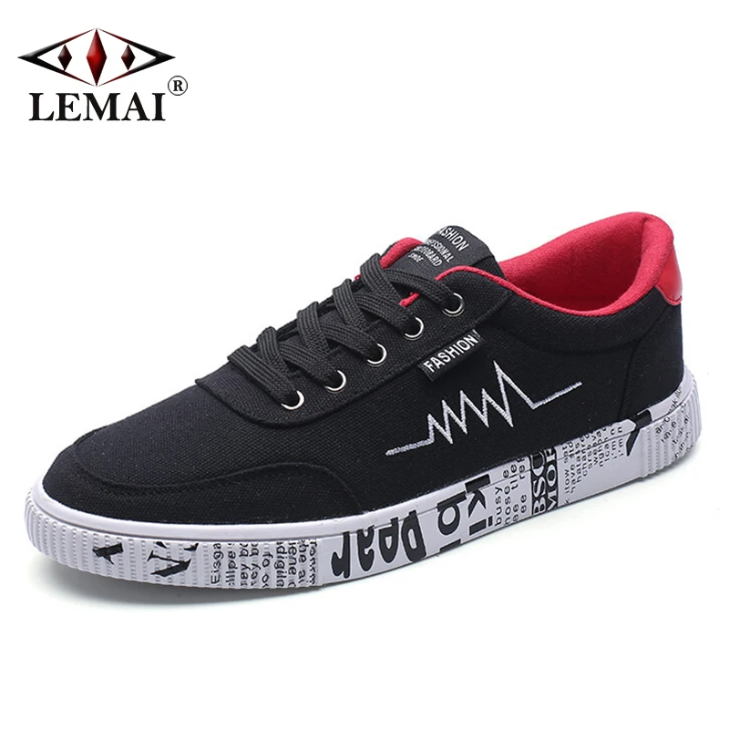 New Arrival Men Sneakers Autumn Spring Sports Skateboarding Shoes Breathable Canvas Shoes For