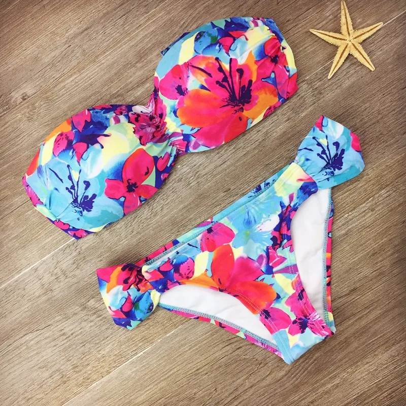 

new sexy bikini woman print pineapple swimsuit swimwear women's swimming suit hot sale bikinis 2019 mujer bathing suit 48