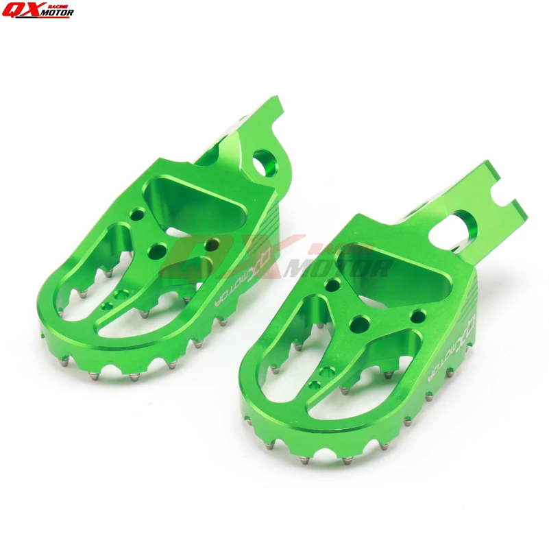 CNC Заготовка MX подножки педали для kx250f 2006 2016 kx450f 2007 klx450r 2008 2013 2009 2010 2012 2014|Подставки