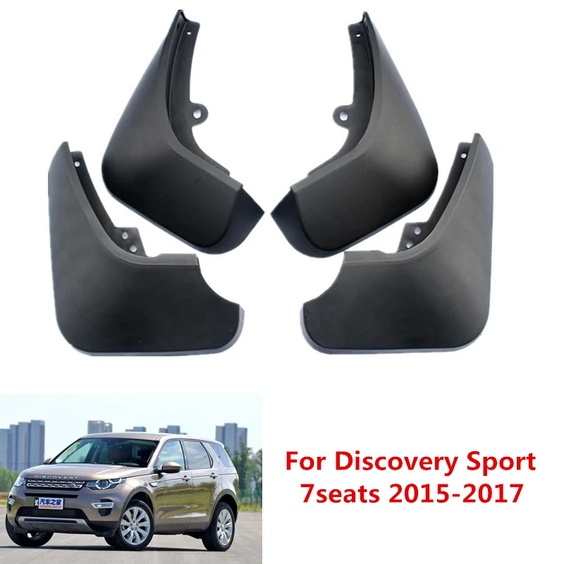 4Pcs For Land Rover Discovery Sport 7seats Black Front Rear Molded Car
