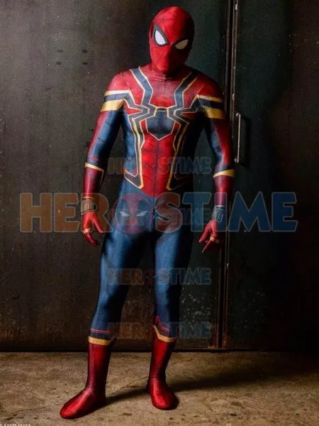 iron quality man suit movie Spider High Lycra Iron Costume Spandex Print Quality 3D iron quality man suit movie Spider High Lycra Iron Costume Spandex Print Quality 3D