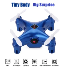Миниатюрный беспилотный Дрон Радиоуправляемый квадрокоптер Q343 Wifi FPV с камерой Режим высокой фиксации мини-Дрон Вертолет игрушка с дистанционным управлением для лучшего подарка
