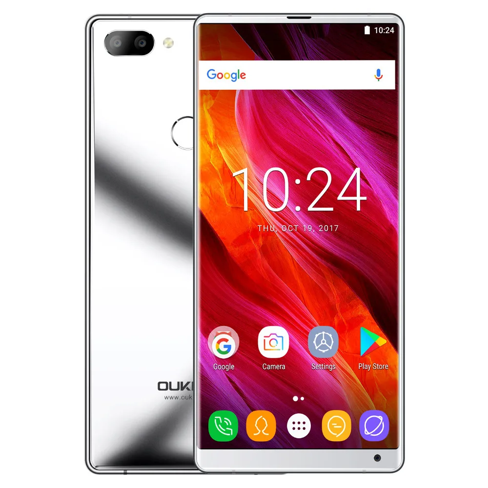 Oukitel MIX 2 5,99 "18:9 экран 4 г смартфон Octa Core 6 ГБ + 64 21MP 13MP камера 9 В/2A быстрое зарядное устройство 4080 мАч мобильного телефона