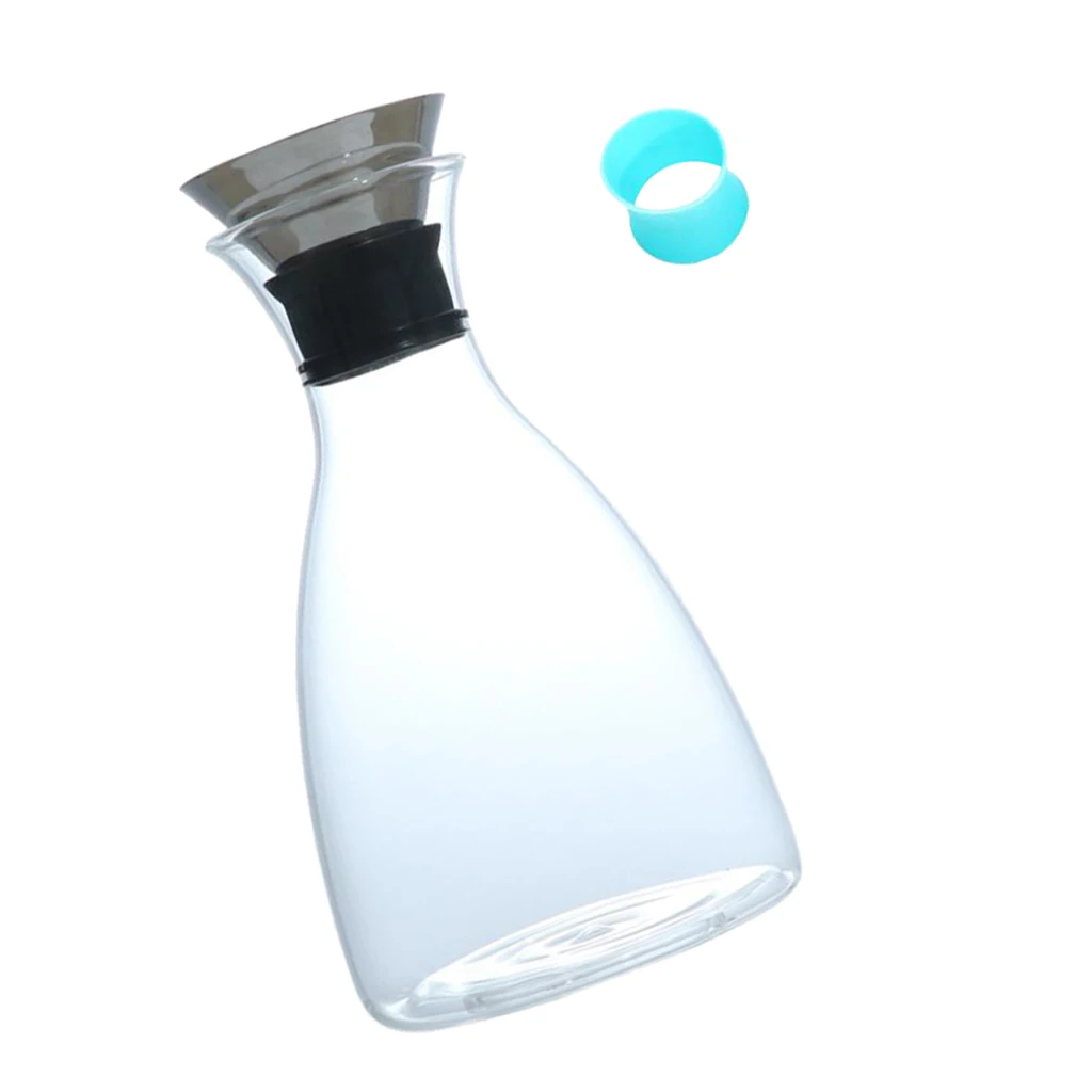 Heat Resistant Water Bottle Tea Wine Teapot Kettle Glass Jug Coffee Pot Juice Container Large Capacity Cold Water