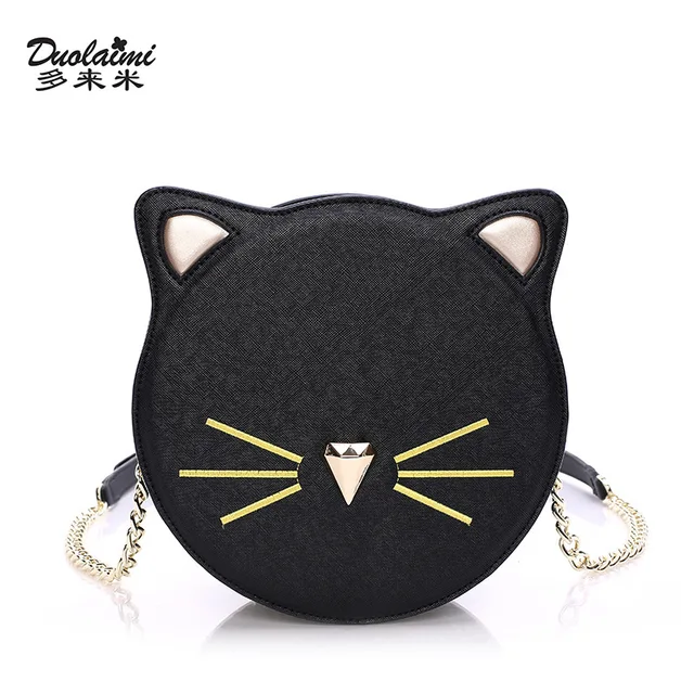 Duolaimi 2018 Fashion Women Pu Leather Cat Handbag Las Duolaimi 2018 Fashion Women Pu Leather Cat Handbag Las Messenger Bag Brand Designer Mini Crossbody
