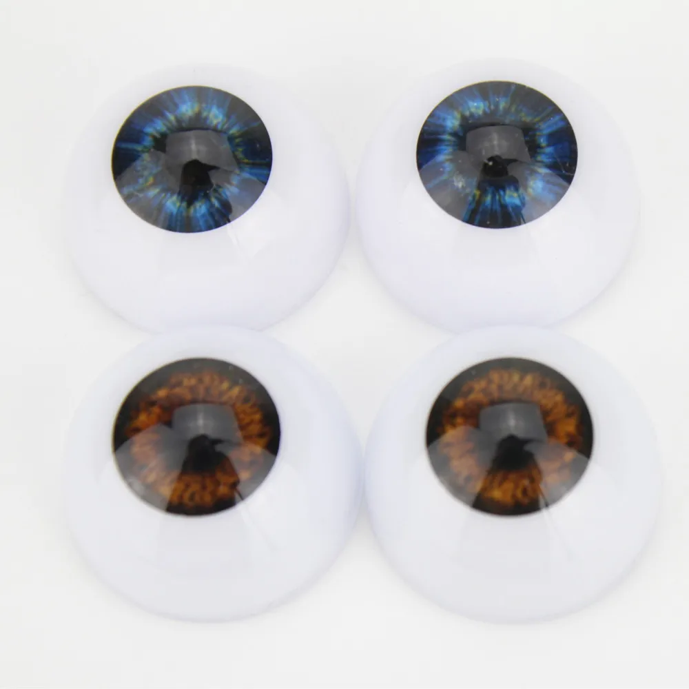 14mm Deep Blue Round Acrylic Eyes Reborn Baby Doll Making Supplies