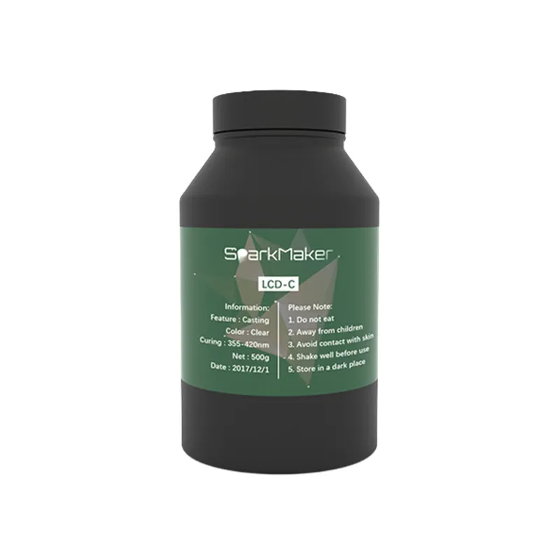 Sparkmaker 3d طابعة خيوط الأشعة فوق البنفسجية الراتنج 3d طابعة قالب راتنج Dently مجوهرات 3d طابعة أجزاء وكماليات 405nm SLA الراتنج