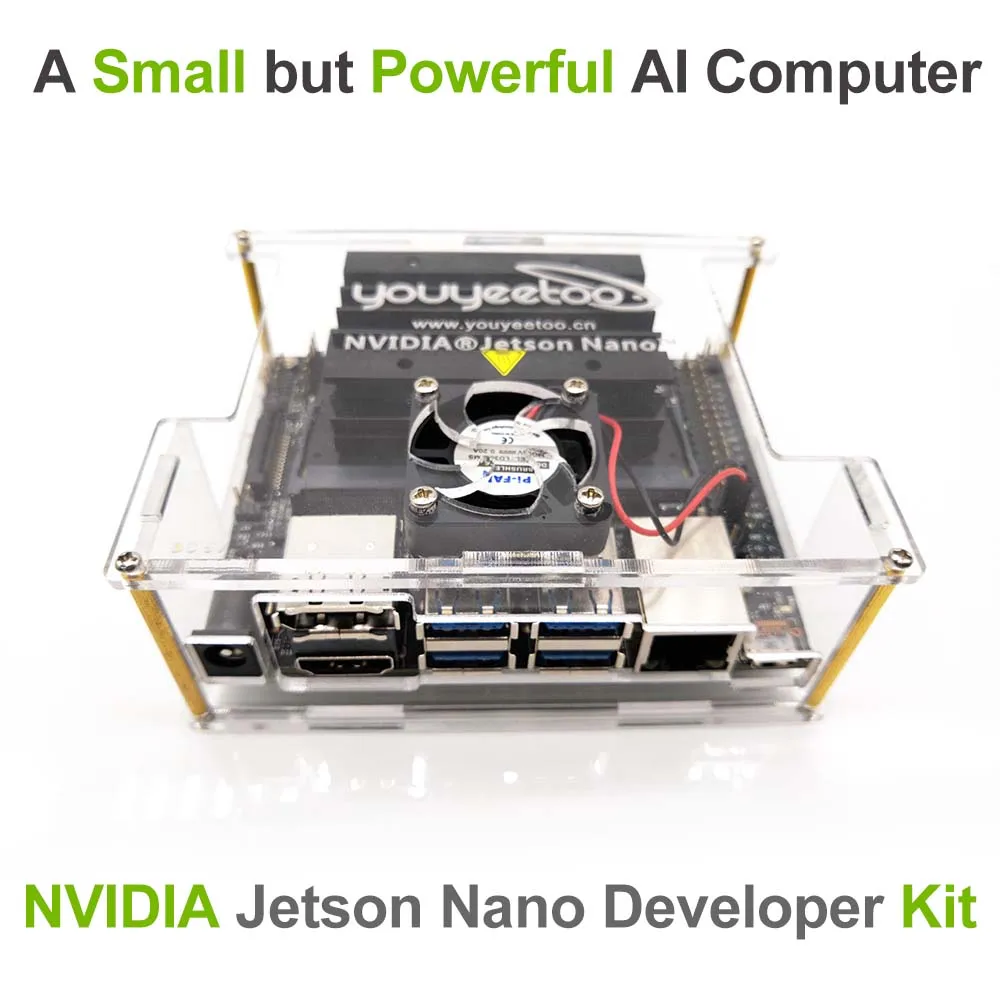 NVIDIA Jetson Nano Developer Kit for Artiticial Intelligence Deep Learning AI Computing,Support PyTorch, TensorFlow and Caffe