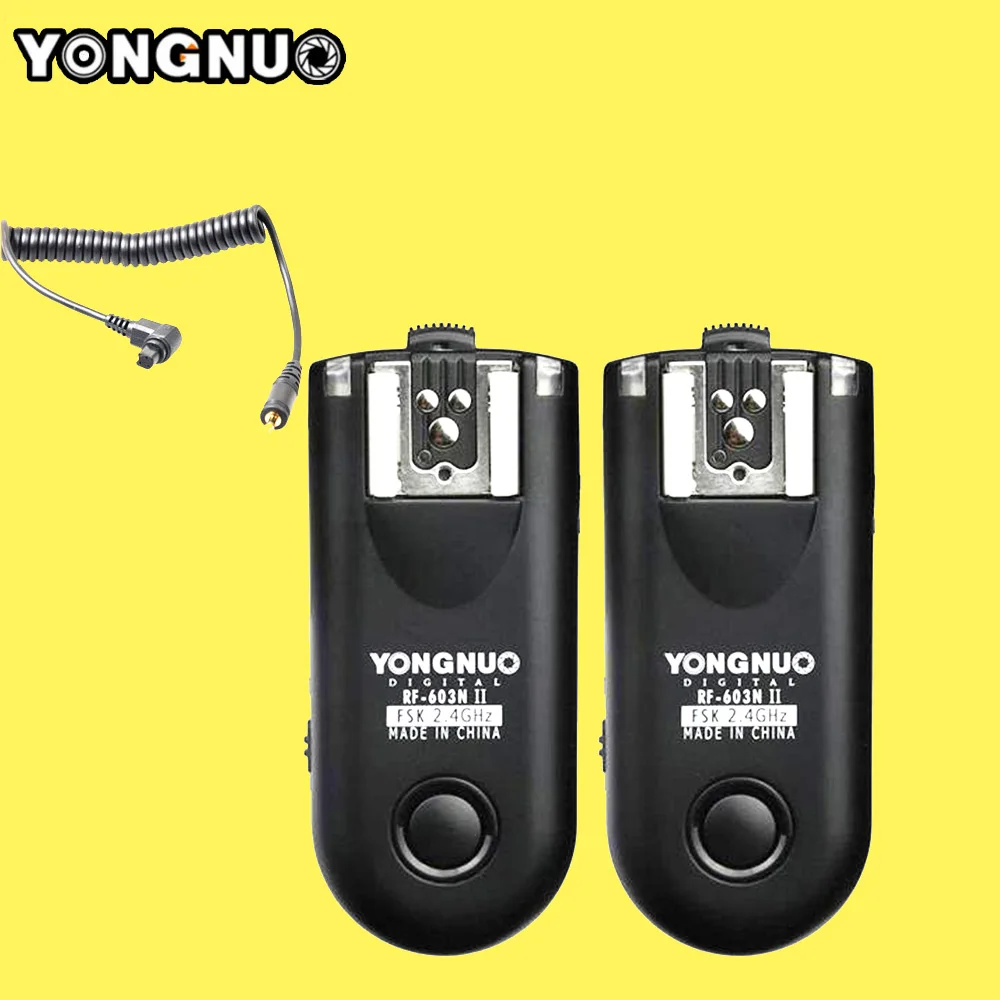 YONGNUO RF 603 II C3 Radio Wireless Remote Flash Trigger for Canon 1D 1DS 1DX 5D