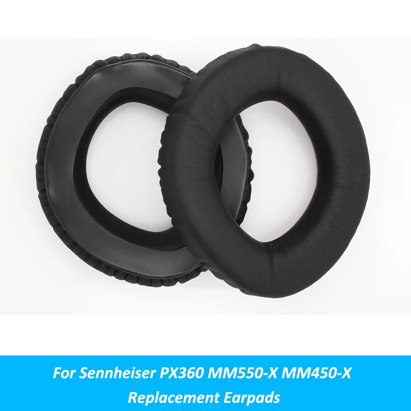 Черные сменные амбушюры чехлы для наушников Sennheiser PX360 MM550-X MM450-X аксессуары |