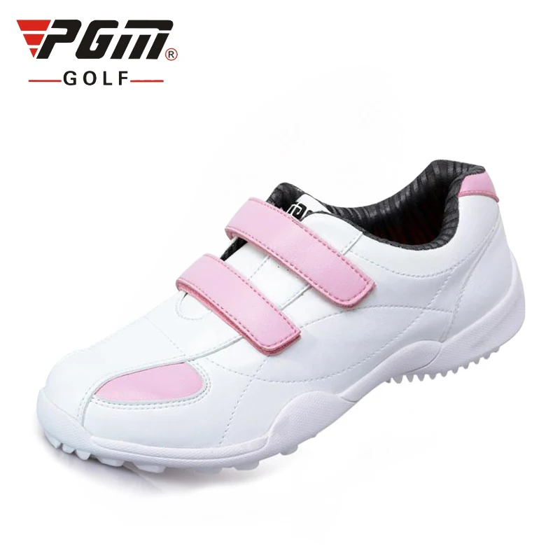 

2019 Pgm Women Golf Shoes Soft Leather Skidproof Sport Shoes Ladies Spikeless Training Athletic Sneakers AA10098