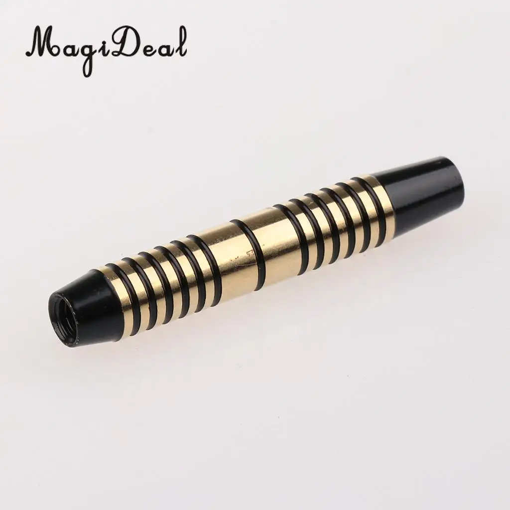 MagiDeal Solid Brass 6Pcs Pro 16 Grams Brass Barrels for Professional Competitions Soft Tip Darts & Steel Tip Electronic Darts