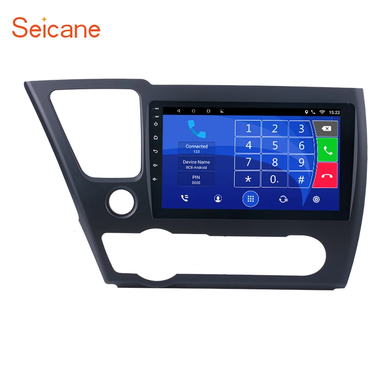 

Seicane Android 7.1/8.1 9" Car Radio For HONDA CIVIC 2014 2015 2016 2017 Touchscreen Multimedia Player GPS Navigation Stereo