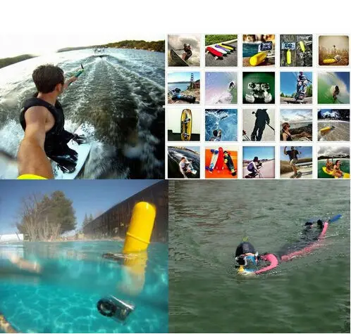 Плавающий ручной монопод для Gopro аксессуары для HERO 4 3 2 1 SJCAM SJ4000 Xiaoyi Экшн-камера Soprts Mini DV
