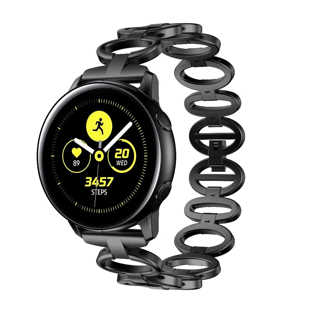 20mm Stainless Steel Watch Band For Samsung Galaxy Active Watch 40mm